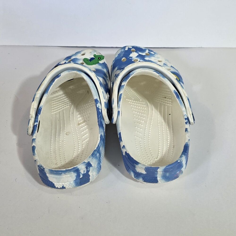 Crocs Blue Dye Clogs Shoes Sz 7 Women 5 Male - Picture 4 of 8